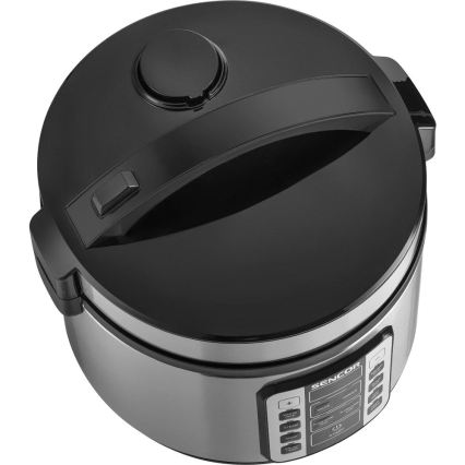 Sencor - Cuociriso multifunzione 700W/230V 1,5 l acciaio inox/nero