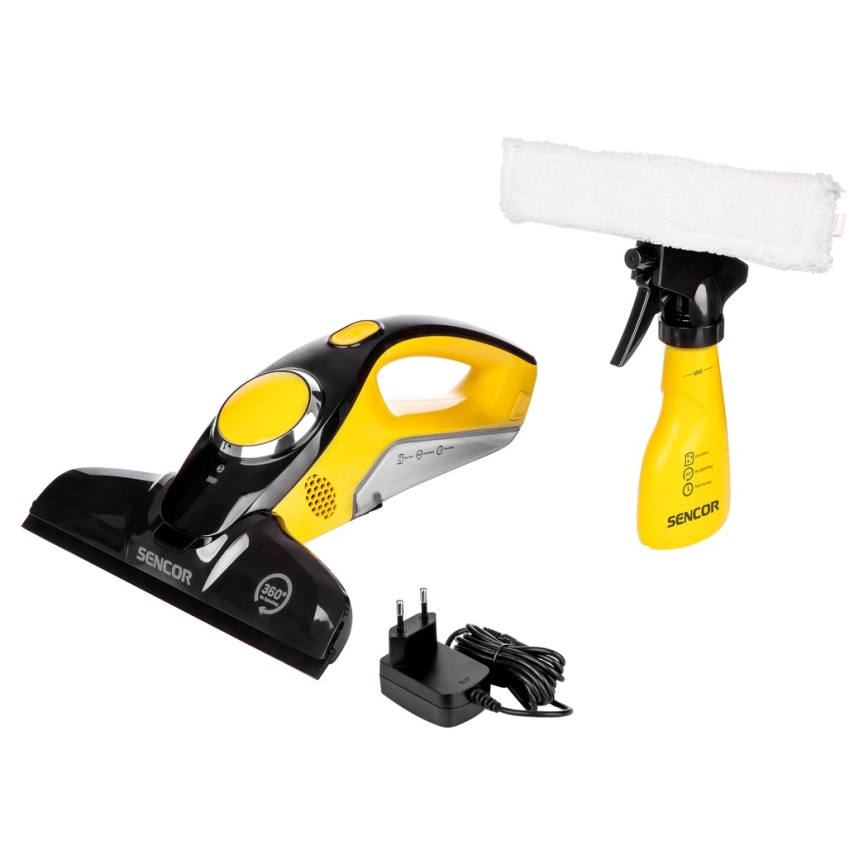Sencor - Detergente per finestre 15W/3,6V/700 mAh IPX4