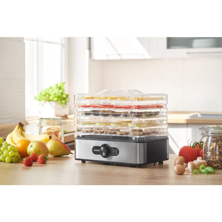 Sencor - Essiccatore per alimenti con regolazione della temperatura 700W/230V