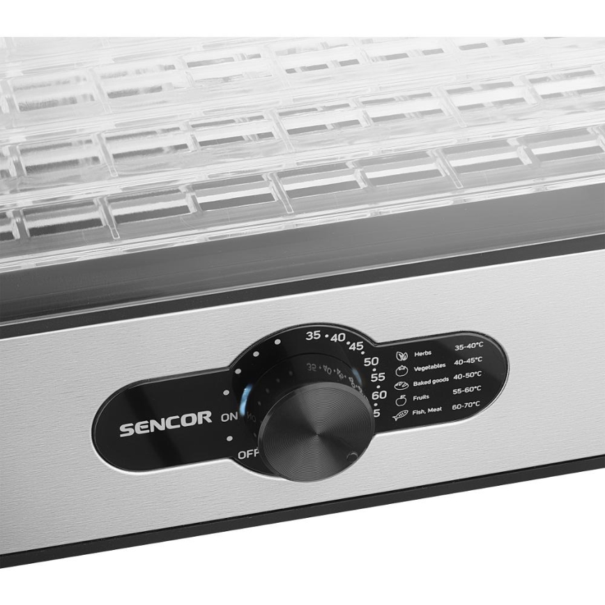 Sencor - Essiccatore per alimenti con regolazione della temperatura 700W/230V