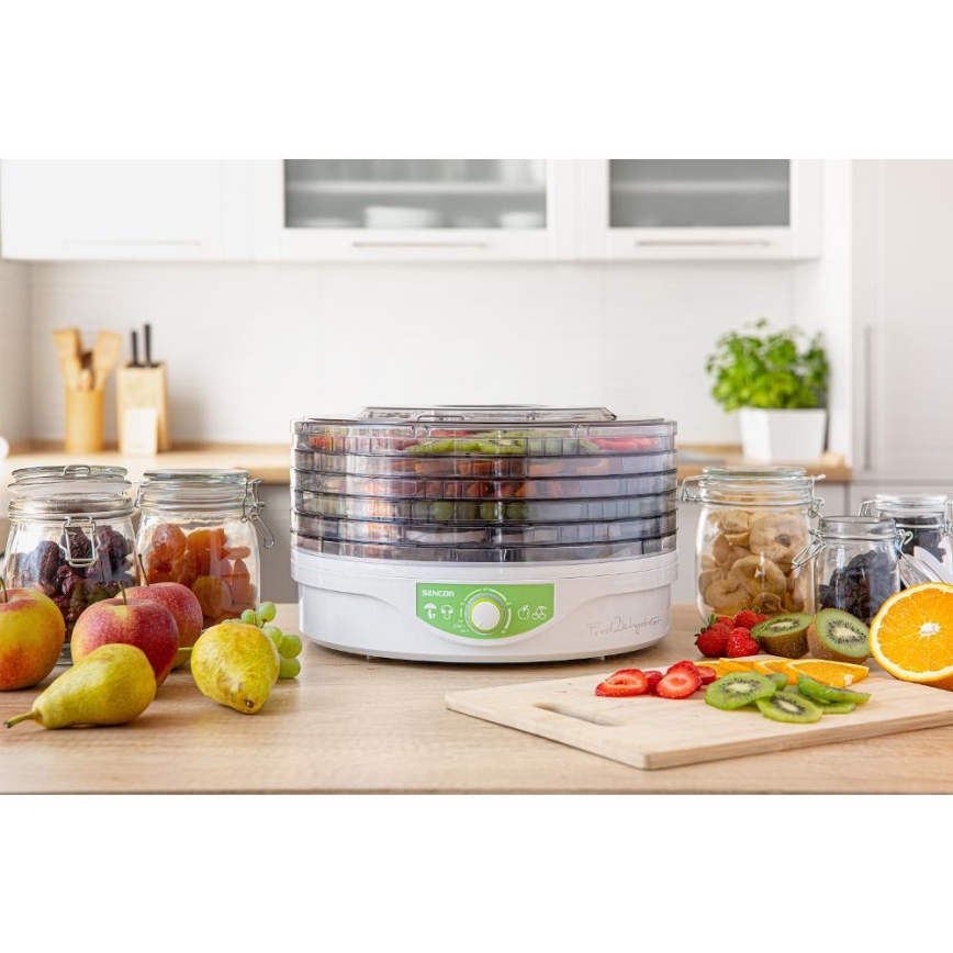 Sencor - Essiccatore per alimenti con termoregolatore 250W/230V