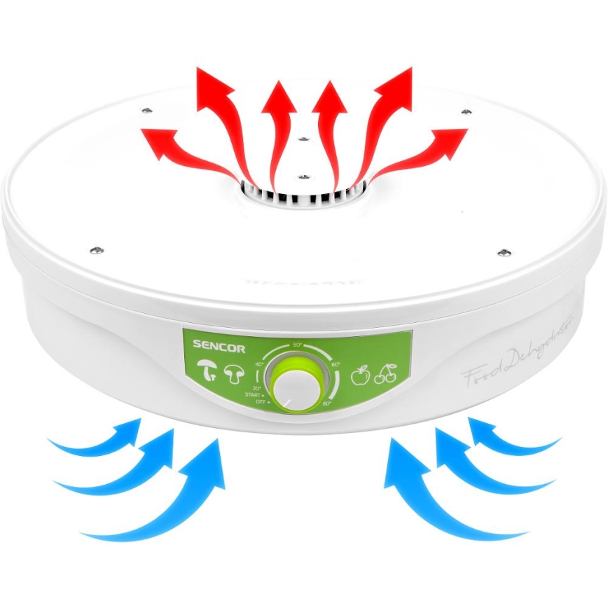 Sencor - Essiccatore per alimenti con termoregolatore 250W/230V