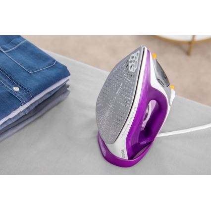 Sencor - Ferro da stiro a vapore 2400W/230V viola/bianco