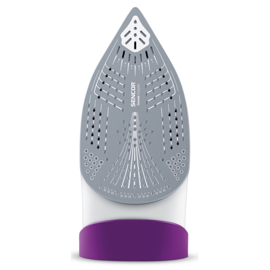 Sencor - Ferro da stiro a vapore 2400W/230V viola/bianco
