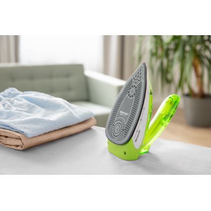 Sencor - Ferro da stiro a vapore da viaggio 1100W/115V/230V verde