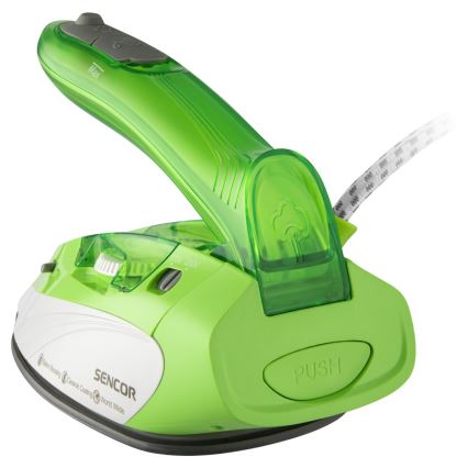 Sencor - Ferro da stiro a vapore da viaggio 1100W/115V/230V verde