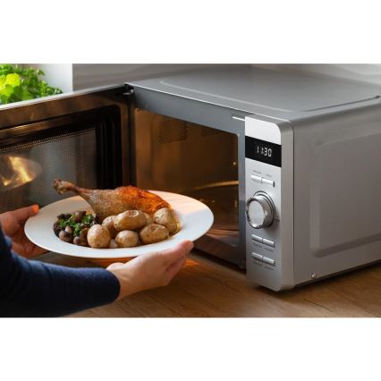 Sencor - Forno a microonde 800 W / 230 V, 17 L, argento