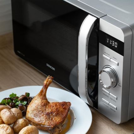 Sencor - Forno a microonde 800 W / 230 V, 17 L, argento