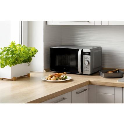 Sencor - Forno a microonde 800 W / 230 V, 17 L, argento