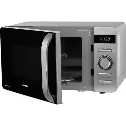 Sencor - Forno a microonde 800 W / 230 V, 17 L, argento