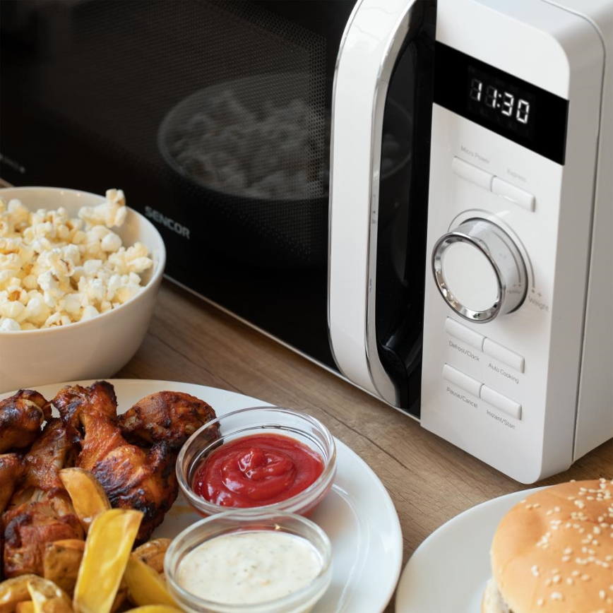 Sencor - Forno a microonde 800W/230V 17 l bianco