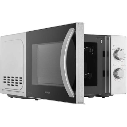Sencor - Forno a microonde con funzione grill 700W/1000W/230V 20 l cromo opaco