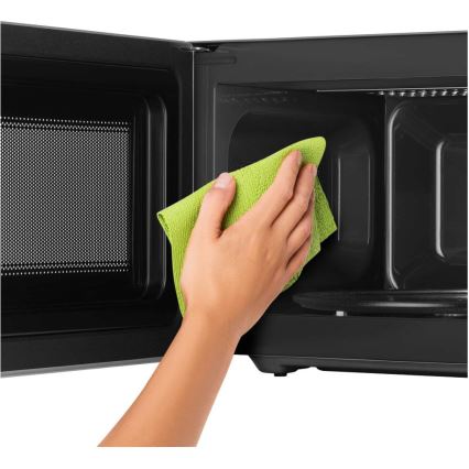 Sencor - Forno a microonde con funzione grill 700W/1000W/230V 20 l cromo opaco