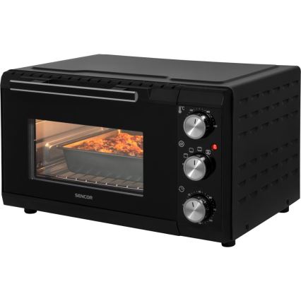 Sencor - Forno elettrico 20 l 1650W/230V nero