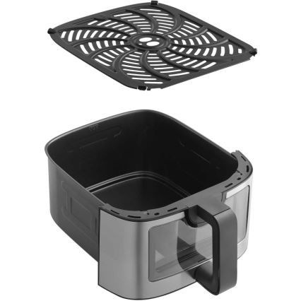 Sencor - Friggitrice a d'aria 9 l 1700W/230V nero/cromo opaco