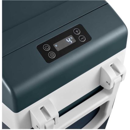 Sencor - Frigorifero portatile per auto a compressore 55 l 70W/12V/230V blu/bianco