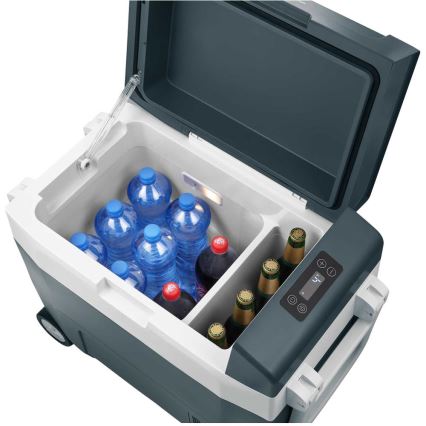Sencor - Frigorifero portatile per auto a compressore 55 l 70W/12V/230V blu/bianco