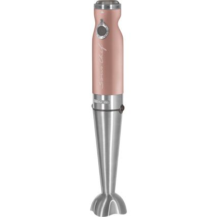 Sencor - Frullatore a immersione 4in1 1200W/230V acciaio inossidabile/oro rosa