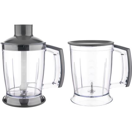 Sencor - Frullatore a immersione 4in1 1200W/230V acciaio inox/viola