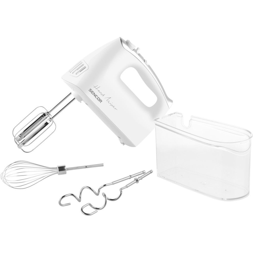 Sencor - Frullatore a immersione con accessori 500W/230V bianco
