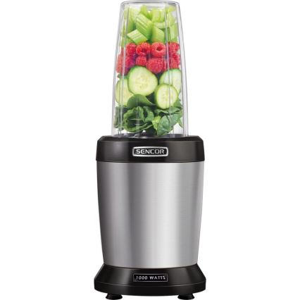 Sencor - Frullatore per frullati nutri 1000W/230V argento