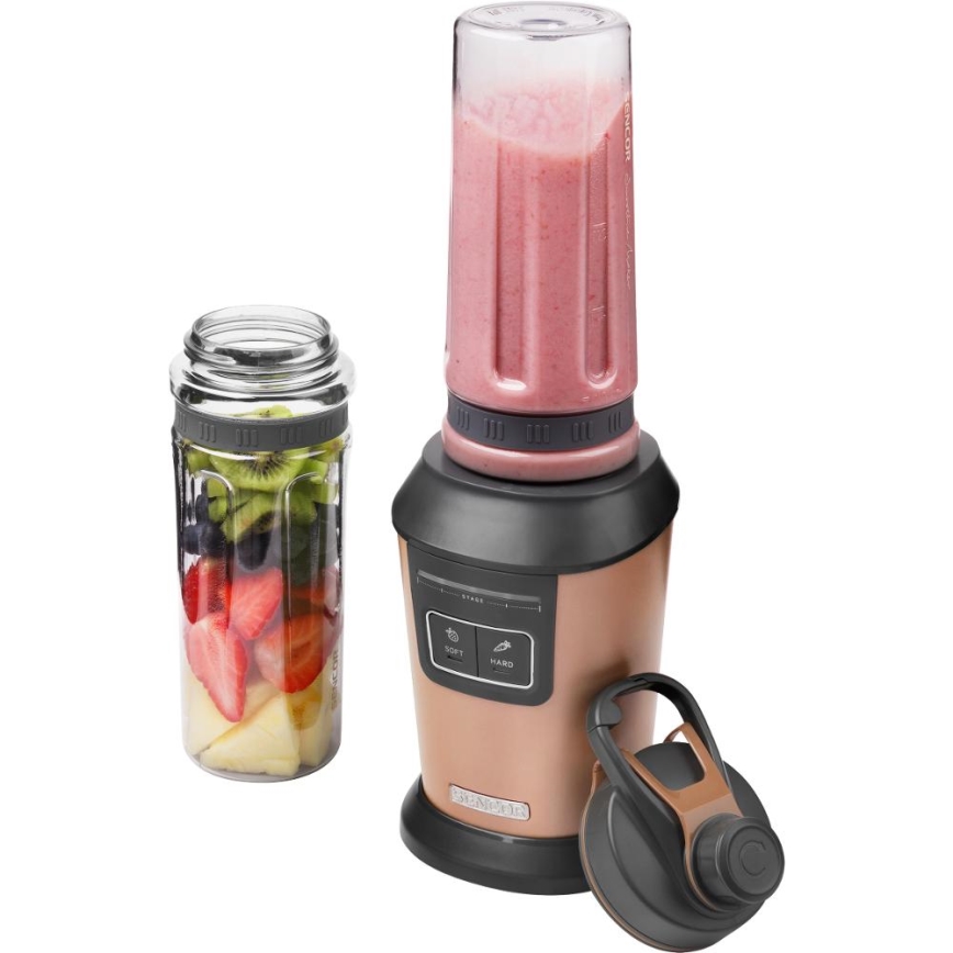 Sencor - Frullatore per smoothie con accessori 800W/230V ramato