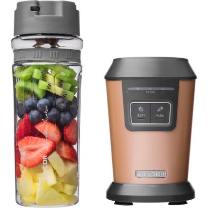 Sencor - Frullatore per smoothie con accessori 800W/230V ramato