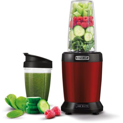 Sencor - Frullatore Smoothie nutri 1000W/230V rosso