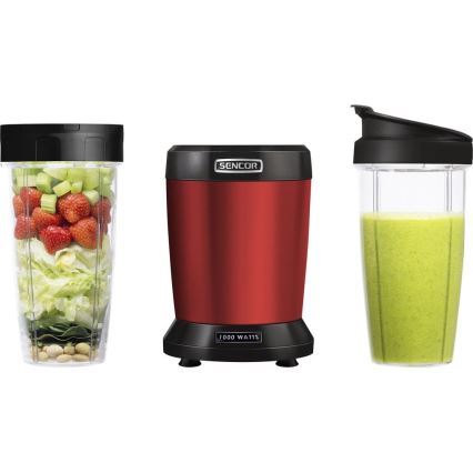 Sencor - Frullatore Smoothie nutri 1000W/230V rosso