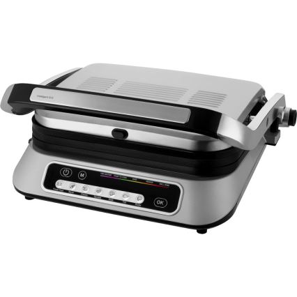 Sencor - Griglia a contatto 2100W/230V cromo opaco