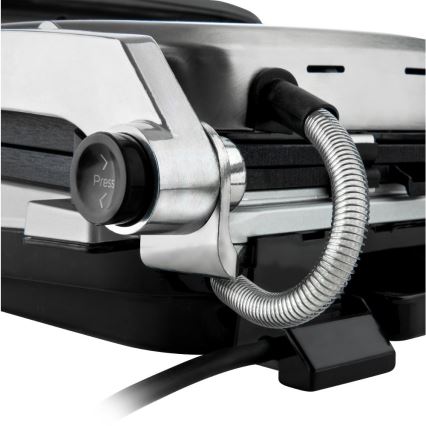 Sencor - Griglia a contatto 2100W/230V cromo opaco