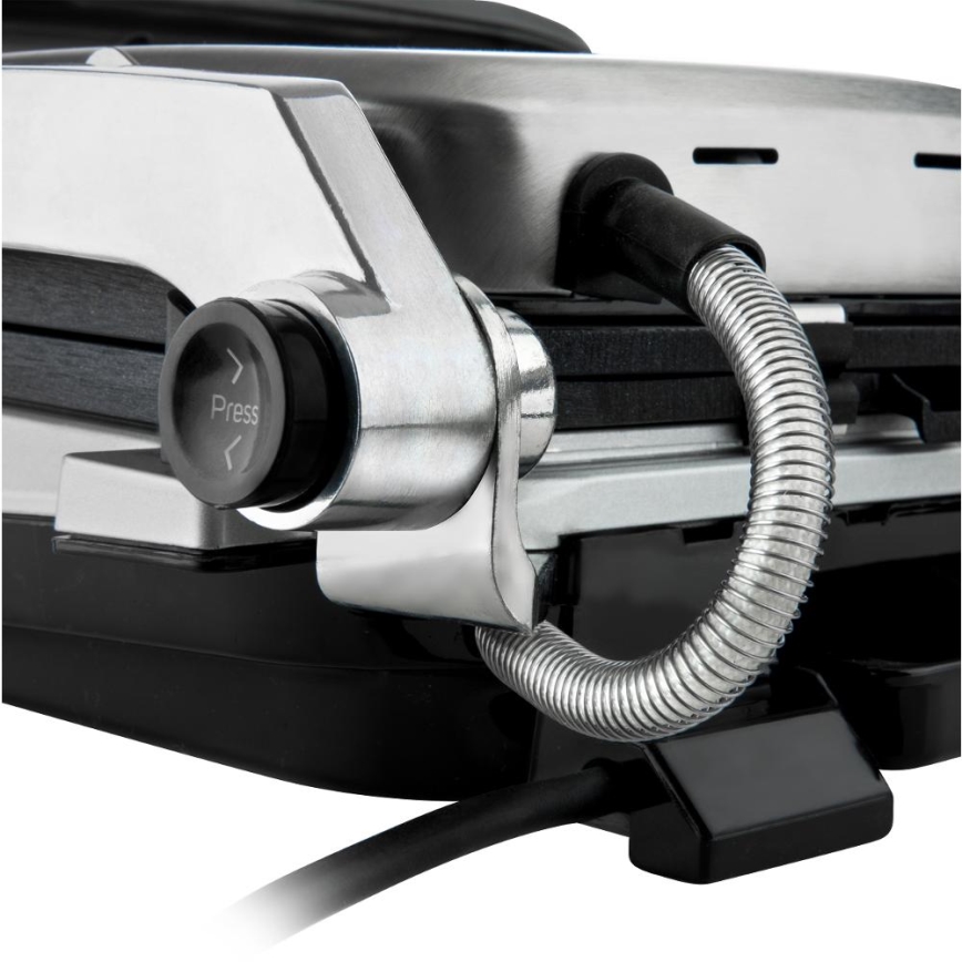 Sencor - Griglia a contatto 2100W/230V cromo opaco