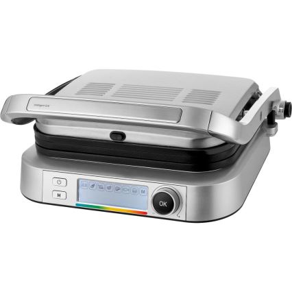 Sencor - Griglia a contatto 2100W/230V cromo opaco