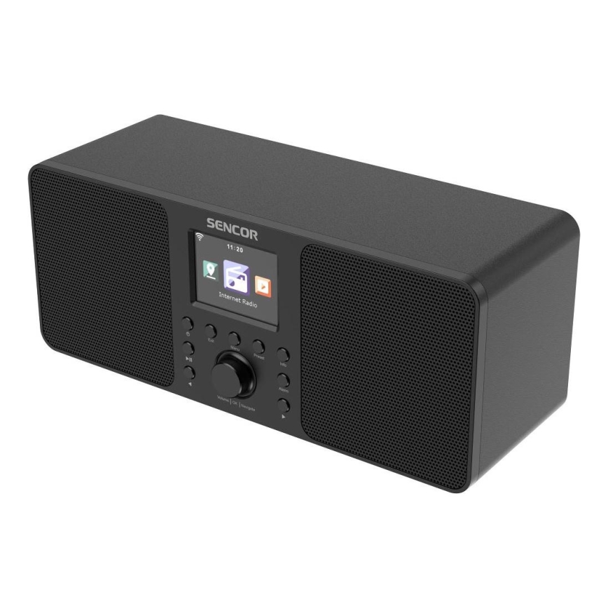 Sencor - Internet radio 20W/5V Wi-Fi + telecomando