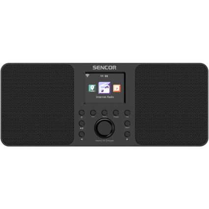 Sencor - Internet radio 20W/5V Wi-Fi + telecomando
