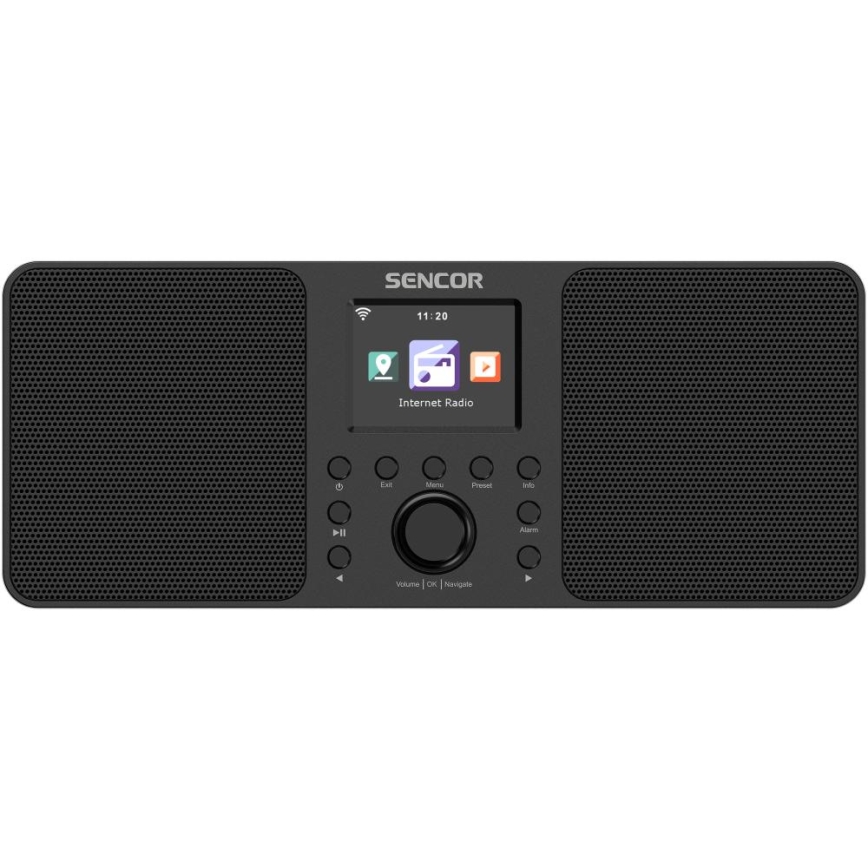 Sencor - Internet radio 20W/5V Wi-Fi + telecomando