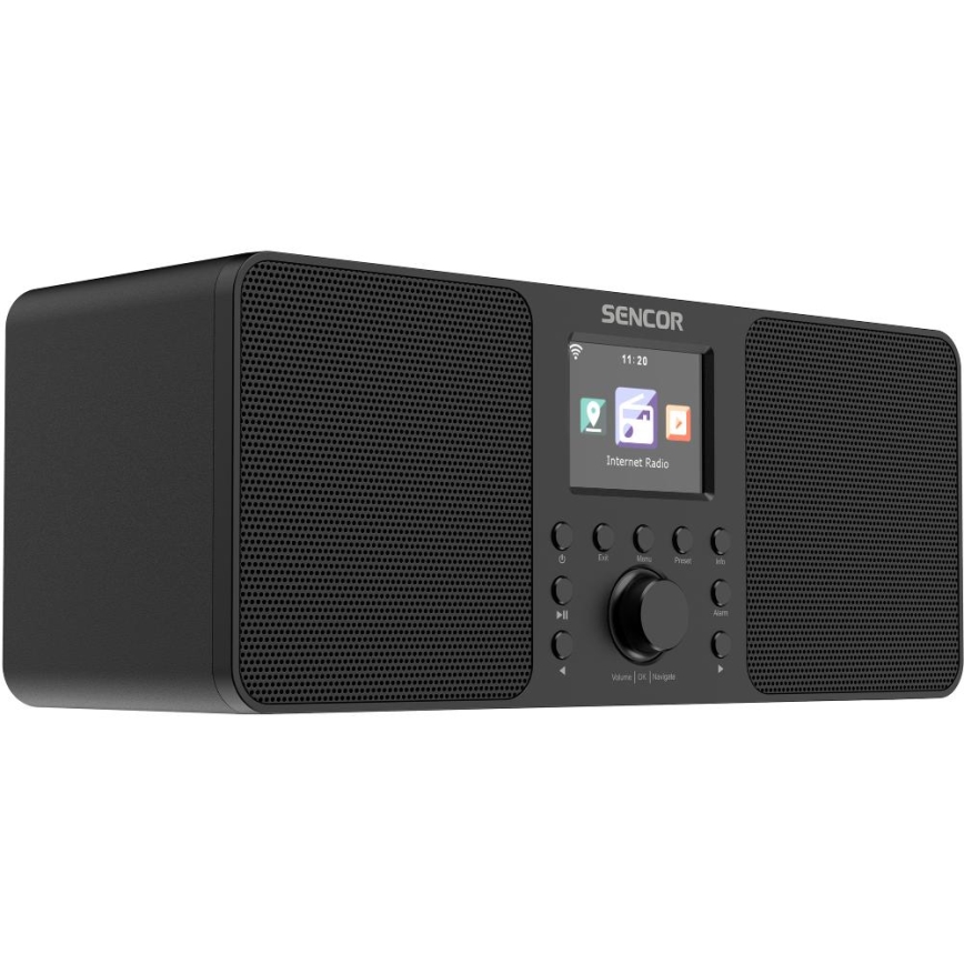 Sencor - Internet radio 20W/5V Wi-Fi + telecomando