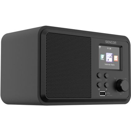 Sencor - Internet radio 4W/5V Wi-Fi + telecomando