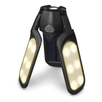Sencor - Lanterna da campeggio ricaricabile a LED con pannello solare LED/3W/1600 mAh IPX4