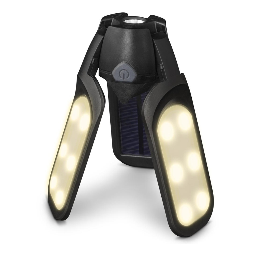 Sencor - Lanterna da campeggio ricaricabile a LED con pannello solare LED/3W/1600 mAh IPX4