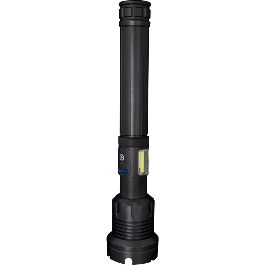 Sencor - LED Torcia elettrica ricaricabile in alluminio con funzione di power bank LED/10W/4400 mAh 2000 lm IP44