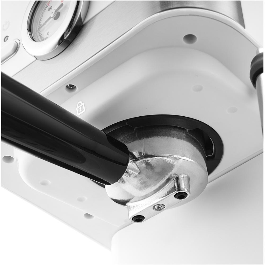 Sencor - Macchina da caffè a leva espresso 1050W/230V bianco/cromo opaco