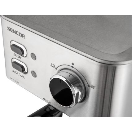 Sencor - Macchina da caffè a leva espresso/cappuccino 1050W/230V