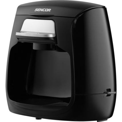 Sencor - Macchina da caffè con due tazze 500W/230V nero