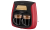 Sencor - Macchina da caffè con due tazze 500W/230V rosso/nero