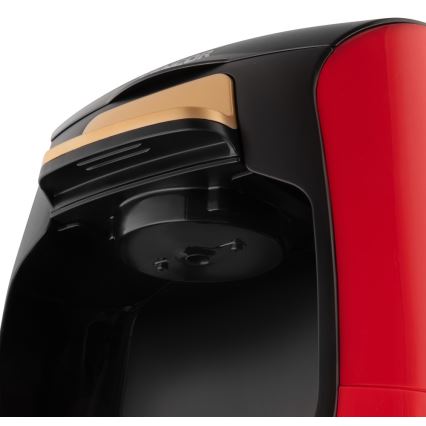 Sencor - Macchina da caffè con due tazze 500W/230V rosso/nero