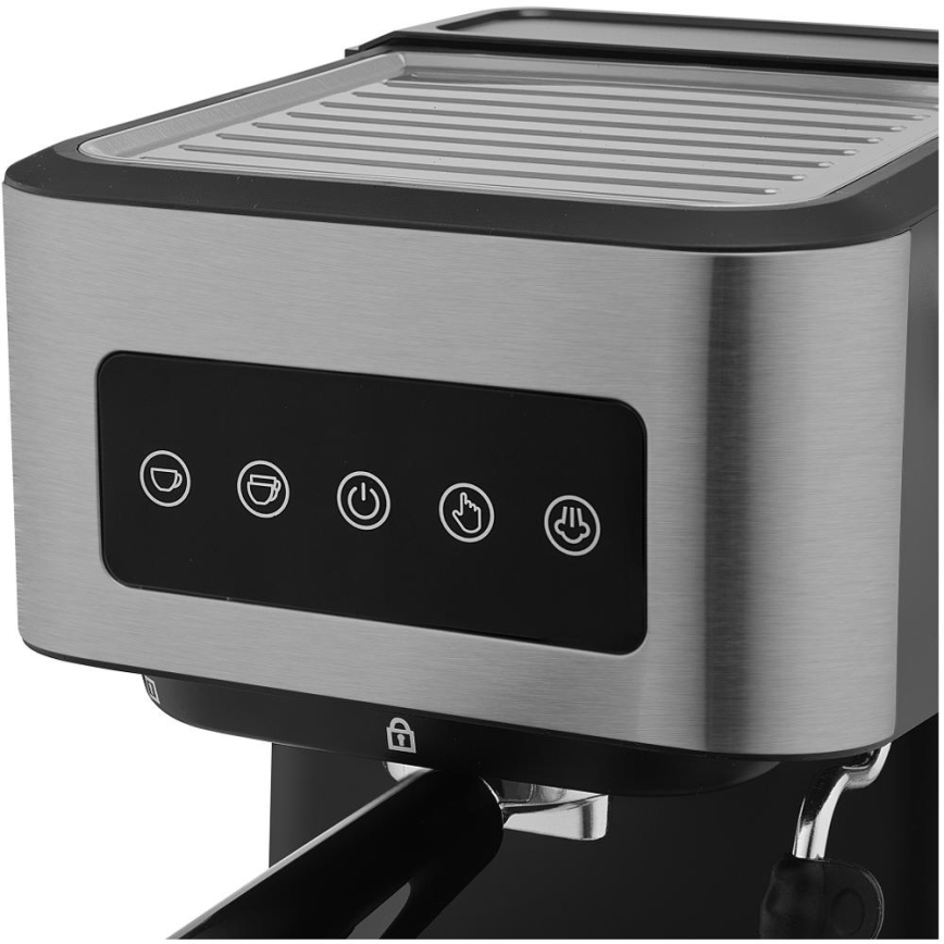 Sencor - Macchina da caffè espresso a leva 1050W/230V nero/cromo satinato