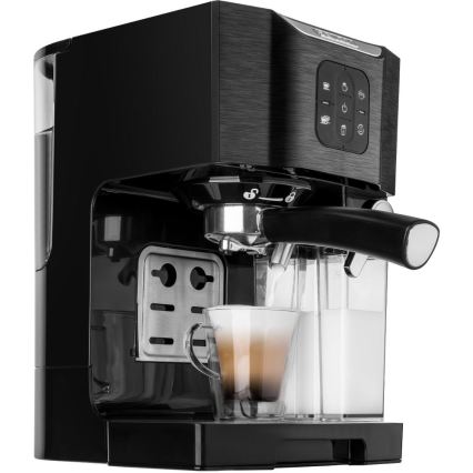Sencor - Macchina da caffè espresso a leva 1450W/230V nero/cromo opaco