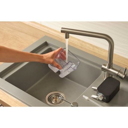 Sencor - Macchina per caffè espresso a portafiltro 1350 W/230 V nero/cromo satinato