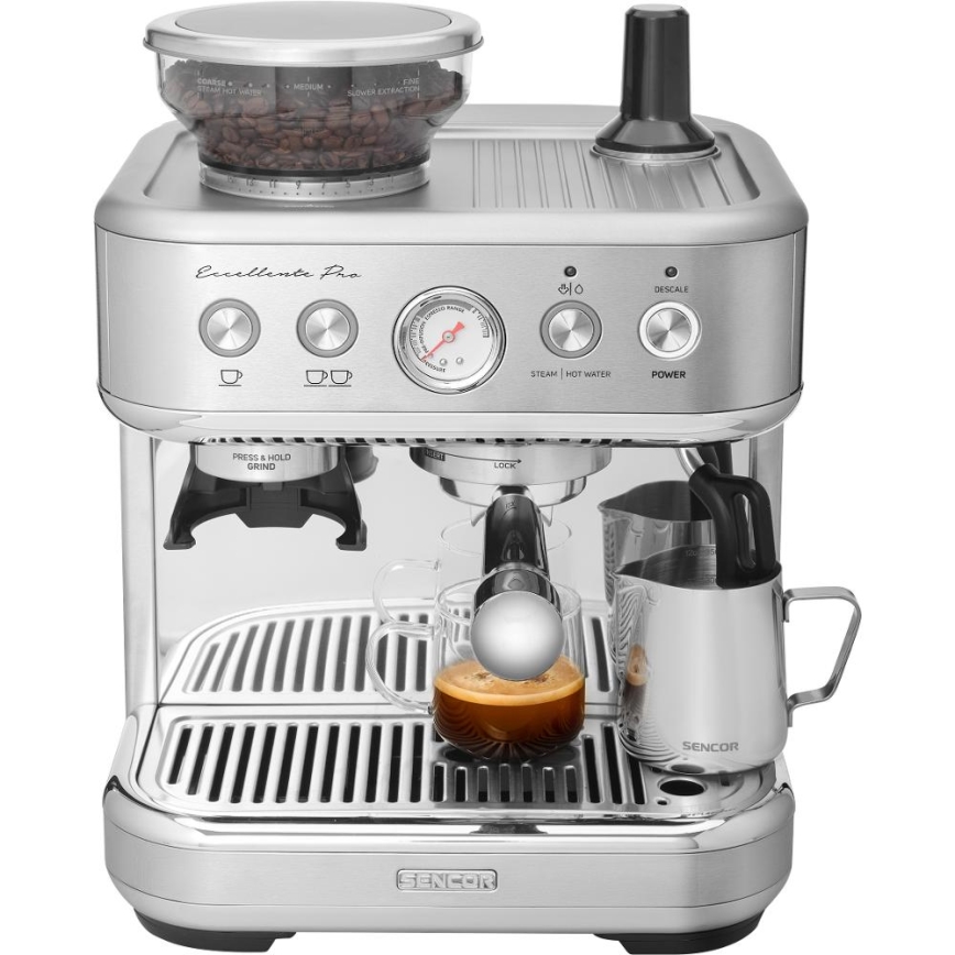 Sencor - Macchina per caffè espresso con portafiltro 1770W/230V